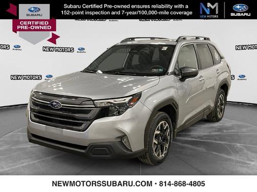 Ice Silver Metallic 2025 Subaru Forester AWD