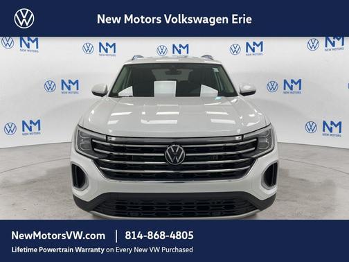 White Pearl 2026 Volkswagen Atlas 2.0T SE
