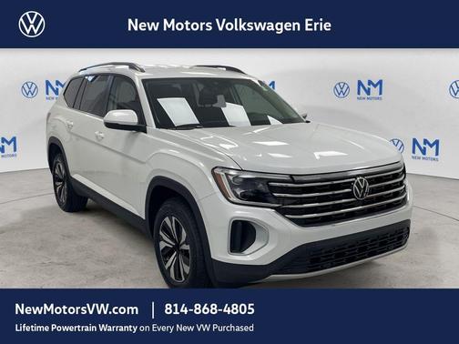 White Pearl 2026 Volkswagen Atlas 2.0T SE