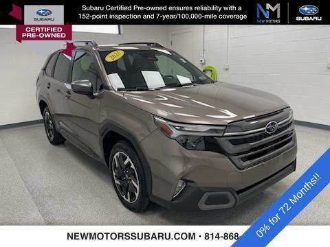 Bronze Metallic 2025 Subaru Forester Hybrid Limited