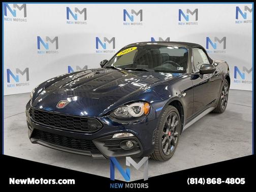 Blue Metallic 2018 FIAT 124 Spider Abarth