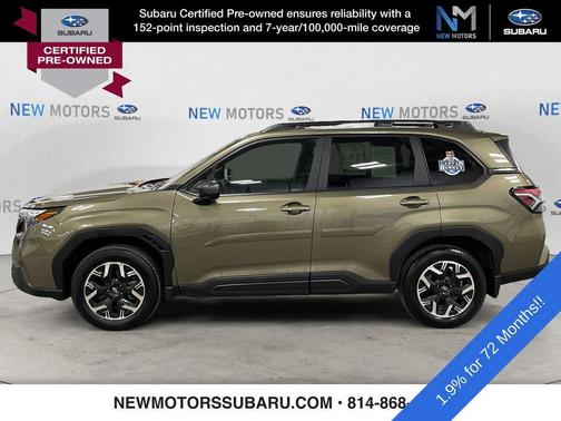 Green Metallic 2025 Subaru Forester Premium