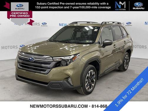 Green Metallic 2025 Subaru Forester Premium