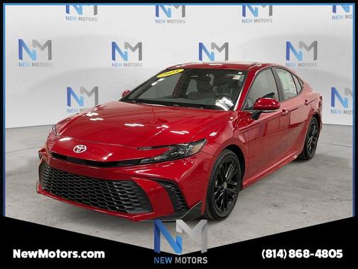 Red 2025 Toyota Camry SE