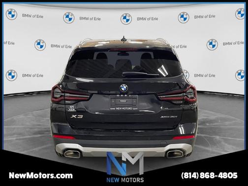 Black Sapphire Metallic 2022 BMW X3 xDrive30i