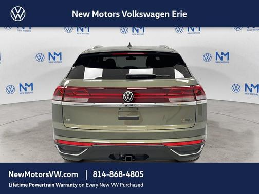 Avocado Green Pearl 2026 Volkswagen Atlas Cross Sport 2.0T SE W/TECHNOLOGY