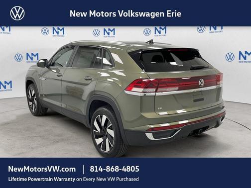 Avocado Green Pearl 2026 Volkswagen Atlas Cross Sport 2.0T SE W/TECHNOLOGY