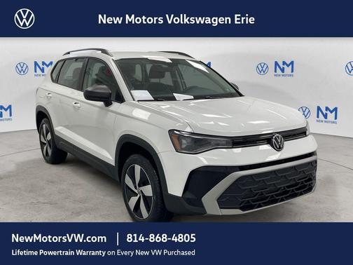 Pure White 2026 Volkswagen Taos 1.5T S