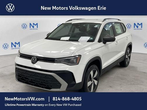 Pure White 2026 Volkswagen Taos 1.5T S
