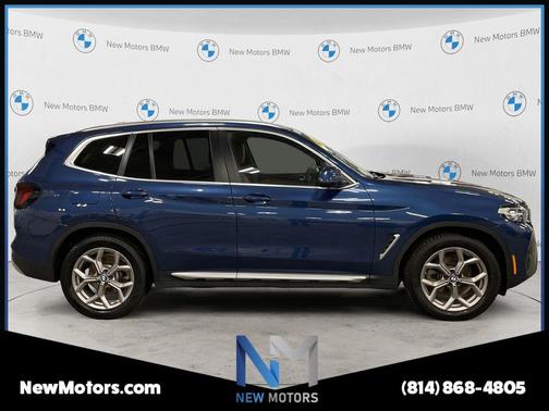 Blue Metallic 2024 BMW X3 xDrive30i