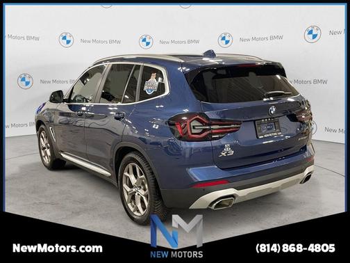 Blue Metallic 2024 BMW X3 xDrive30i