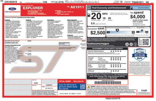 Red Metallic 2026 Ford Explorer ST 4WD