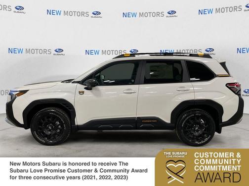 Crystal White 2026 Subaru Forester Wilderness