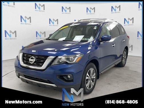 Caspian Blue 2017 Nissan Pathfinder SV