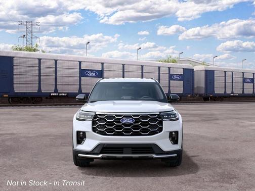 White 2027 Ford Explorer Platinum