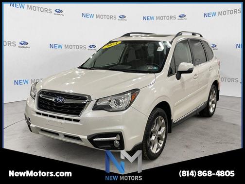 Crystal White Pearl 2018 Subaru Forester 2.5i Touring