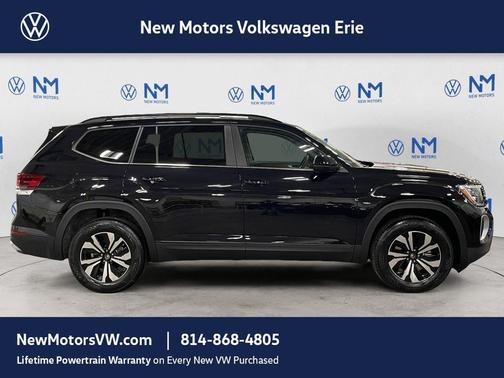 Black 2026 Volkswagen Atlas 2.0T SE