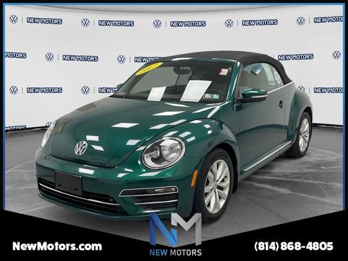 Green 2017 Volkswagen Beetle 1.8T S