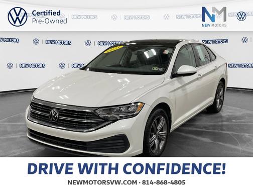 Opal White 2023 Volkswagen Jetta 1.5T SE