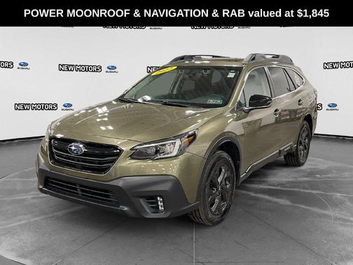 Autumn Green Metallic 2022 Subaru Outback Onyx Edition XT
