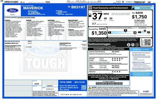 Oxford White 2026 Ford Maverick XLT