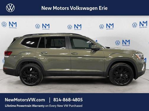 Green 2026 Volkswagen Atlas 2.0T SE W/TECHNOLOGY