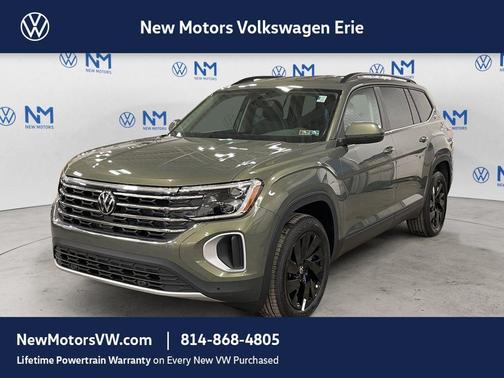Green 2026 Volkswagen Atlas 2.0T SE W/TECHNOLOGY