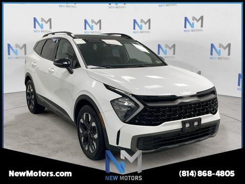 White Pearl 2023 Kia Sportage X-Line