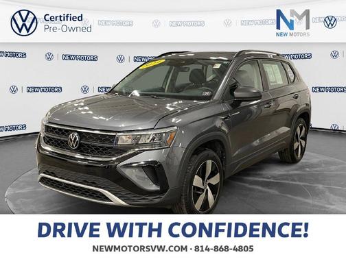 Platinum Gray Metallic 2024 Volkswagen Taos 1.5T S