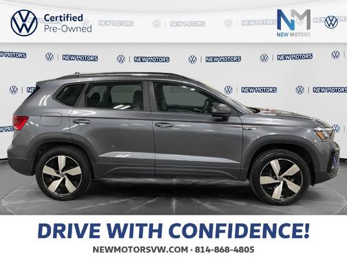 Gray 2024 Volkswagen Taos 1.5T S