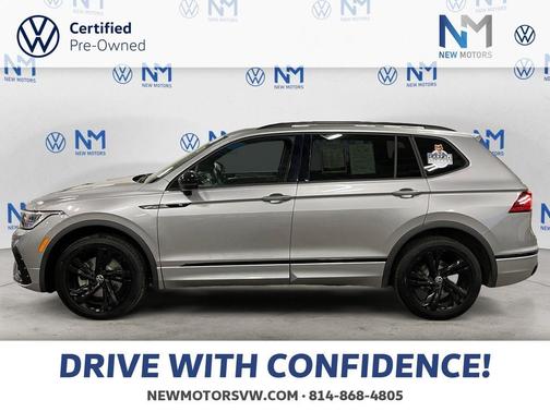 Pyrite Silver Metallic 2023 Volkswagen Tiguan 2.0T SE R-Line Black
