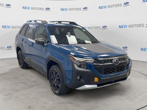 Blue 2026 Subaru Forester Wilderness