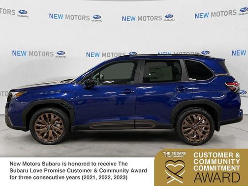 Blue 2026 Subaru Forester Sport