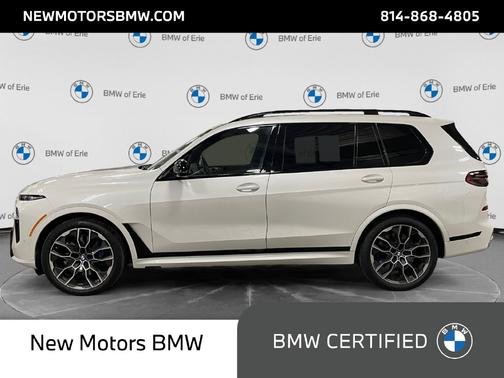 White Metallic 2024 BMW X7 M60i
