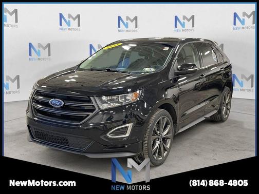 Shadow Black 2018 Ford Edge Sport
