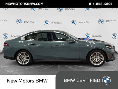 Green Metallic 2024 BMW 530 i xDrive