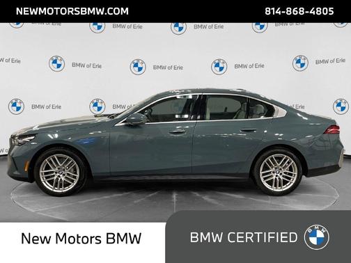 Green Metallic 2024 BMW 530 i xDrive