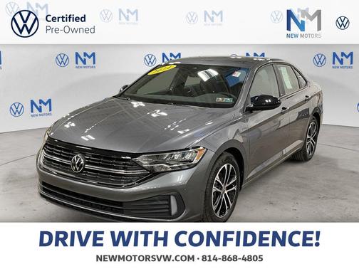 Platinum Gray Metallic 2024 Volkswagen Jetta 1.5T Sport