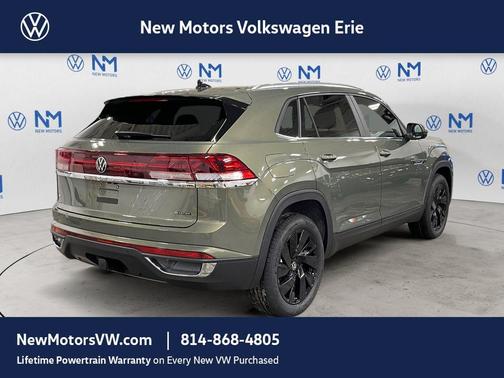 Avocado Green Pearl 2026 Volkswagen Atlas Cross Sport 2.0T SE W/TECHNOLOGY