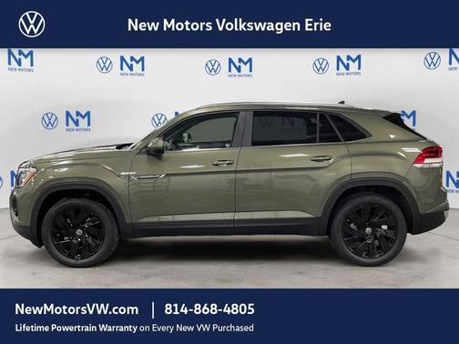 Avocado Green Pearl 2026 Volkswagen Atlas Cross Sport 2.0T SE W/TECHNOLOGY