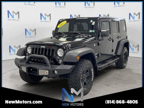 Black Clearcoat 2017 Jeep Wrangler Unlimited Sport