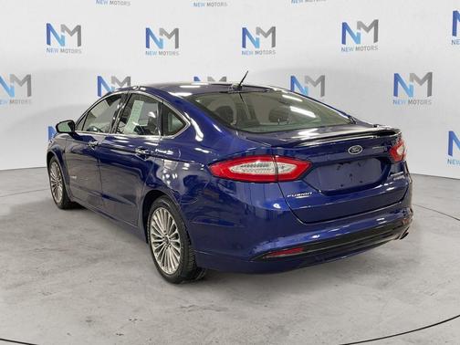 Blue Metallic 2014 Ford Fusion Hybrid Titanium
