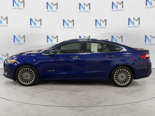 Blue Metallic 2014 Ford Fusion Hybrid Titanium