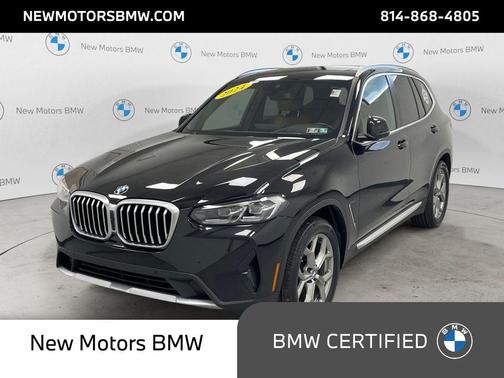 Black Sapphire Metallic 2024 BMW X3 xDrive30i