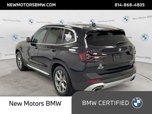 Black Sapphire Metallic 2024 BMW X3 xDrive30i