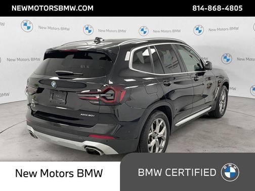 Black Sapphire Metallic 2024 BMW X3 xDrive30i