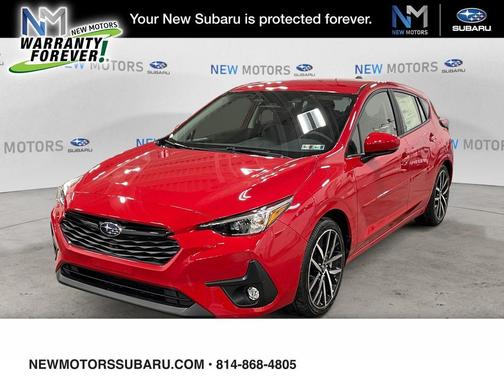 Pure Red 2026 Subaru Impreza Sport