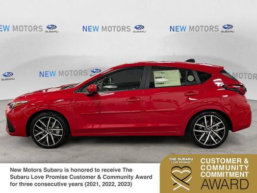 Pure Red 2026 Subaru Impreza Sport