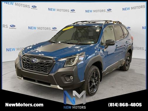 Geyser Blue 2024 Subaru Forester Wilderness