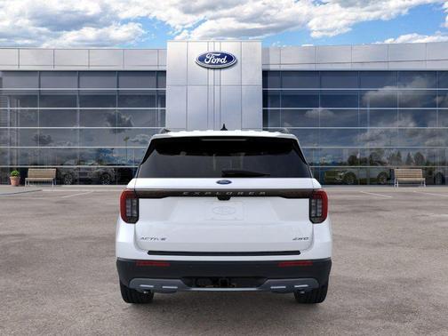 White Metallic 2026 Ford Explorer Active